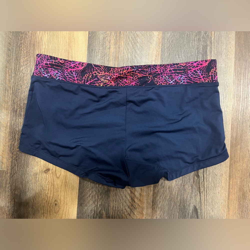 Nike Navy and Pink Swim Shorts Size XL